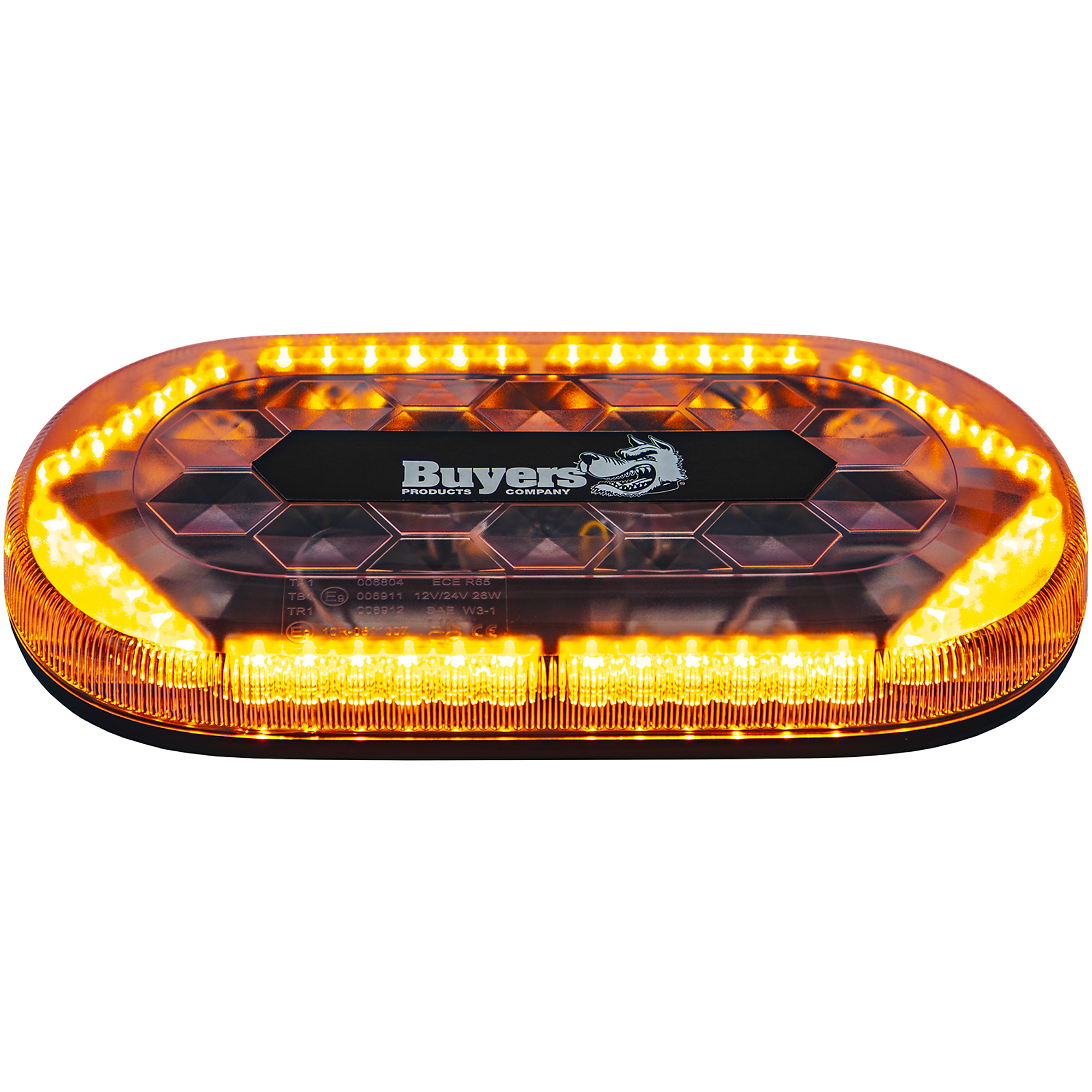 Buyers Products, 13in. LED Emergency Warning Multi-Mount Strobe Work Light Bar, Light Type LED, Lens Color Amber, Included (qty.) 1 Model# 8891170